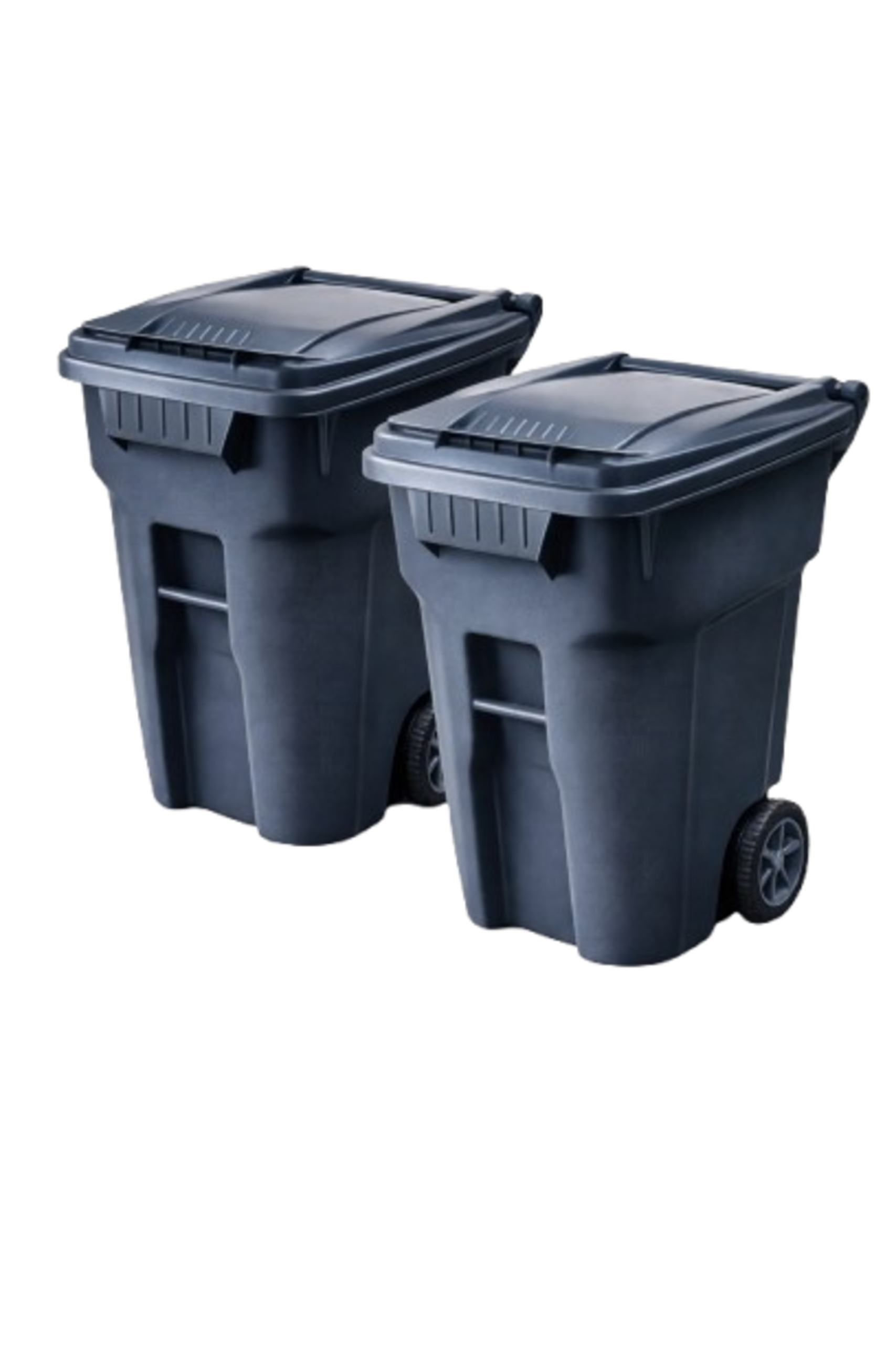 Two trash bins.